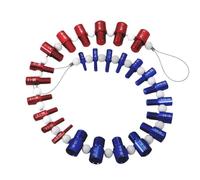 ISTOVO Thread Checkers Nut & Bolt -26 Bundle Thread Tester Checker Nut and Bolt Checker-14 Pc Inch & 12 Pc Metric Sizes