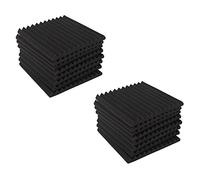 ISTOVO Wedge Acoustic Foam With Adhesive Tape 16 Pcs Soundproof Panels,Silencing Sponge