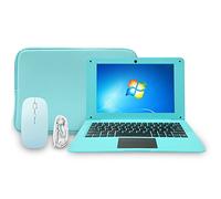 iSTYLE 10.1 inch Windows 10 Ultra Thin Full HD Laptop, 2GB RAM, 32GB Storage, Atom 1.44Ghz Quad Core, USB 3.0, WiFi, HDMI, Bluetooth, Laptop Accessories (Blue)