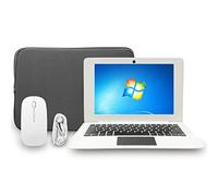 iSTYLE 10.1" Windows 10 Ultra Thin Full HD Laptop - 2GB RAM, 32GB Storage, Atom 1.44GHz Quad Core, USB 3.0, WiFi, HDMI, Bluetooth - Laptop Accessories: Bag, Mouse, Mouse Pad, Headphone (White)
