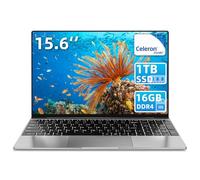 iSTYLE 15.6 Inch Laptop Windows 11 16GB RAM 1TB SSD Celeron Quad-Core up to 2.9GHz, PC Notebook with Dual Band WiFi, USB 3.0, Fingerprint reader, Backlit Keyboard (Silver)