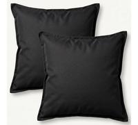 istyle mode 2 Pack Of Indoor & Outdoor Cushion, Waterproof, 45X45Cm (Black)