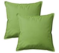 istyle mode 2 Pack Of Indoor & Outdoor Cushion, Waterproof, 45X45Cm (Light Green)