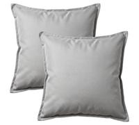 istyle mode 2 Pack Of Indoor & Outdoor Cushion, Waterproof, 45X45Cm (Light Grey)