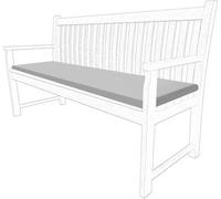 istyle mode 2 Seater Garden Bench Cushion Seatpad Indoor & Outdoor Use - Grey