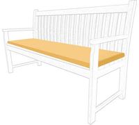 istyle mode 2 Seater Garden Bench Cushion Seatpad Indoor & Outdoor Use - Yellow