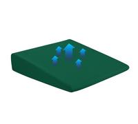 iSTYLE MODE BETTER HOME CHOICE 11 Degree Seat Wedge, High Density Foam Seat Wedge Cushion for Cars, Office Chairs for Back Pain, Lumbar Support, Sciatica Relief and Improved Posture (Green)