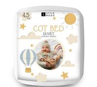 iSTYLE MODE BETTER HOME CHOICE Cot Bed Duvet 4.5 Tog - Lightweight Soft Snug Nursery Quilt for Kids, Toddlers - Hypoallergenic, Anti Allergy & Machine Washable - 120cm x 150cm (4.5 Tog Duvet)