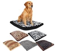 iSTYLE MODE BETTER HOME CHOICE Extra Large Dog Bed Pillow for Crate Washable Calming Pet Cushion with Removable Cover, Fluffy Anti Anxiety Dog Beds with Non-Slip Bottom (128x78x6cm)