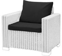 istyle mode Black 1 Seater Keter Allibert California Rattan (Cushion Set Only)
