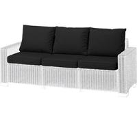 istyle mode Black 3 Seater Keter Allibert California Rattan (Cushion Set Only)