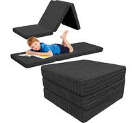 istyle mode Cord Tri-Fold Mattress Z Bed Futon Sofa Chair Mattress Black