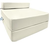 istyle mode Fold Out Single Z Bed Futon Sofa Chair Mattress - Cream