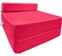 istyle mode Fold Out Single Z Bed Futon Sofa Chair Mattress - Pink
