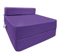 istyle mode Fold Out Single Z Bed Futon Sofa Chair Mattress - Purple