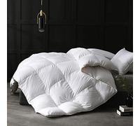 iStyle Mode Goose Feather & Down Duvet 13.5 Tog Quilt 100% Cotton Anti Dust Mite & Down Proof Comfortable and soft | Durable- Machine Washable (King)