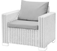 istyle mode Grey 1 Seater Keter Allibert California Rattan (Cushion Set Only)