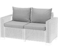 istyle mode Grey 2 Seater Keter Allibert California Rattan (Cushion Set Only)
