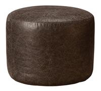 istyle mode Oval Shape Pu Leather Footstool Bean Bag (Chocolate,40X30Cm)