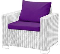 istyle mode Purple 1 Seater Keter Allibert California Rattan Cushion Set (Cushion Set Only)