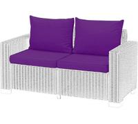 istyle mode Purple 2 Seater Keter Allibert California Rattan (Cushion Set Only)