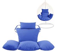 istyle mode Royal Replacement Cushion For Swing Egg Chair, 5 Pieces Water-Resistant Hanging Basket Swing Chair Cushion