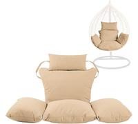 istyle mode Sand Replacement Cushion For Swing Egg Chair, 5 Pieces Water-Resistant Hanging Basket Swing Chair Cushion
