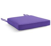 istyle mode Seat Pad Chair Cushions With Ties Indoor & Outdoor Use Water-Resistant 44X50, Purple