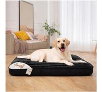 istyle mode Small Corduroy Dog Bed (Black, 60X45X6Cm)