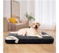 istyle mode Small Corduroy Dog Bed (Charcoal, 60X45X6Cm)