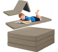 istyle mode Tri Fold Fold Out Z Bed Futon Sofa Chair Mattress Beige