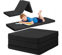 istyle mode Tri Fold Fold Out Z Bed Futon Sofa Chair Mattress Black