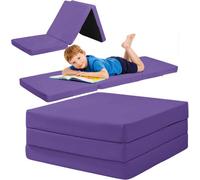 istyle mode Tri Fold Fold Out Z Bed Futon Sofa Chair Mattress Purple
