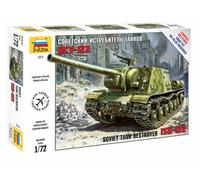 ISU-122 Sov.self Propelled Gun WWII Soviet Tank Destroyer Plastic Kit 1:72