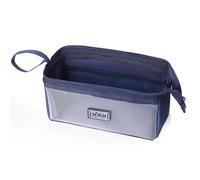 iSuperb Clear Pencil Case Large Boat Transparent Pen Pouch for School & Office, Makeup Pouch Travel Cosmetic Bag Waterproof Storage Bag for Stationery & Makeup 22×11×9cm (Dark Blue)