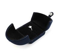 iSuperb Royal Blue Velvet Ring Box Premium Jewelry Gift Box Couple Proposal Engagement Ring Boxes Jewelry Display for Wedding Christmas Anniversary (Ring Box)