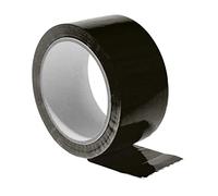 isupli Black Parcel Packaging Tape 48mm x 66m - Clear Packing Tape for Boxes, Paper Packing, Bubble Wrap, Double Sided Tape, Tape Measure, Durable Shipping Solution