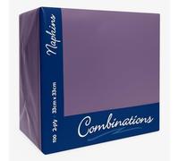 ISUPLI Lavender Paper Napkins 100 Pack - Soft Premium 2-Ply Purple Serviettes | Elegant Cocktail, Dinner & Party Napkins for Weddings, Birthdays & Events (33x33cm)