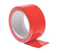Isupli Red Parcel Packaging Tape 48mm x 66m - Premium Duct Tape, Gaffer Tape, Gaffer Tape Heavy Duty for Secure Sealing and Strong Adhesion in Mailing, Shipping, and Packing