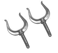 ISURE MARINE 2 Pcs Stainless Steel Oar Lock Oarlock Rowlock Premium Marine Row Boat Dinghy Water Raft Boat Kayak Canoe Oar Lock Rowlock Side Mount