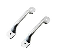 ISURE MARINE 2PCS Boat Cleat Grab Rail Handles Aluminum Fishing Rowboat Duck Jon Boat Row Boat Transom Handles