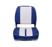 ISURE MARINE Deluxe Low Back Folding Boat Seat Compatible With Fishing Boats Red Blue(1 pcs)