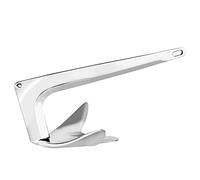 ISURE MARINE Stainless Steel Bruce Style Claw Force Boat Anchor 11lbs (5kg) Heavy Duty Marine Grade Polished