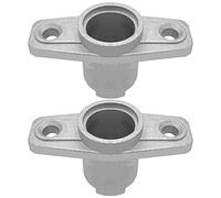 ISURE MARINE Top Mount Aluminum Oar Lock Socket Holder 90Degrees T-Shaped Boat Hardware Replacement for Marine Yacht Boat/Yacht Parts 2Pcs
