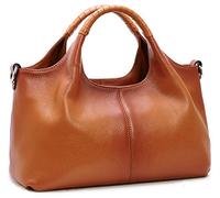 Iswee Women's Satchel-Style-Handbags, Sorrel, Medium