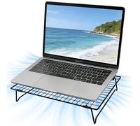 ISYOKE Laptop Ccooling Stand, Computer Stand for Laptop Height Adjustable, 9.5 * 13.4inch for 12-18 Inch Laptops