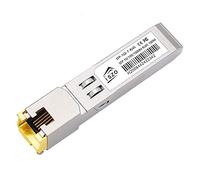 iszo Gigabit Copper SFP Port Module,1.25G SFP to RJ45, 10/100/1000Mbps, DDM, Compatible with Cisco, MikroTik, TPLINK, ubiquiti, unifi, QNAP, 100m,Optical transceiver Module(1pcs)