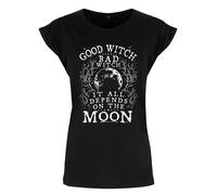 It All Depends On The Moon Ladies Black Premium T-Shirt