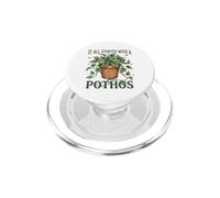 It All Started With A Pothos Houseplant Lover PopSockets PopGrip for MagSafe