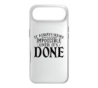 It always seems impossible until it is made motivating Case for iPhone Air